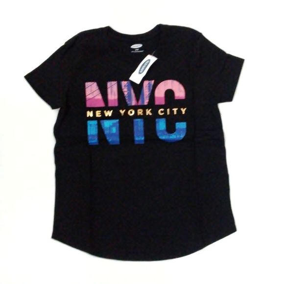 NWT Old Navy Graphic Crew-Neck Tee for Girls - Picture 8 of 8